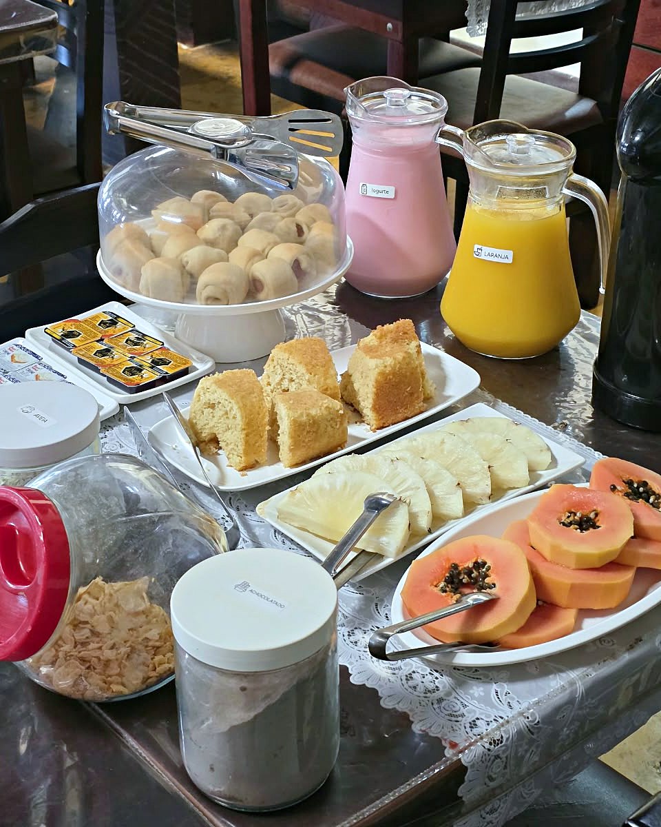 Mesa do café da manhã